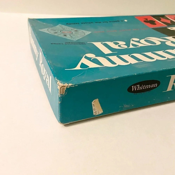 Vintage 1962 Rummy Royal Whitman Plastic Table Sheet Michigan  Rummy Game - Picture 5 of 16